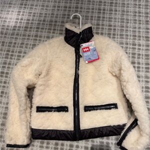 Helly Hansen Black and Cream Fleece Jacket